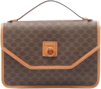 Celine Pre-owned Vintage Handbag - Dames - Vintage Handtas - Bruin - ONE Size - Leer - Vintage