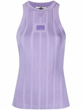 Eytys Rancid ribbed-knit tank top - women - Viscose/Polyamide - XS/S - Purple