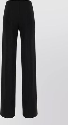Gucci stretch wool blend wide leg trousers