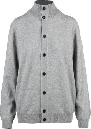 KANGRA Cardigan Lupetto - Heren - Vesten - Grijs - XL - Wol - Truien & Vesten