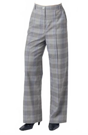 Sundays Olympia Pants In Bordeaux Plaid