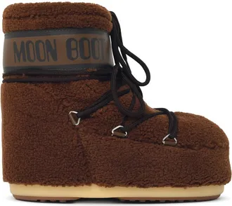 Moon Boot Mb Icon Low Fleece teddybruine laarzen