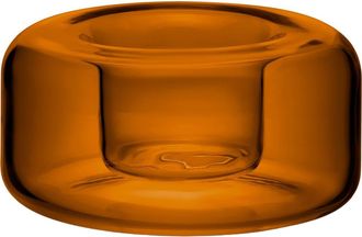 Kosta Boda Happy Glass Votive Holder in Amber at Nordstrom