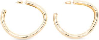 Joseph Bean XL Organic-shape Hoop Earrings