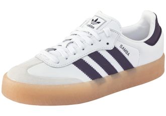 adidas Sneaker ADIDAS ORIGINALS SAMBAE, Damen, Gr. 40,5, weiss (cloud wei&szlig;, sanftes wei&szlig;, aurora plum), Leder, Schuhe Sneaker