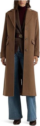 Lauren Ralph Lauren Maxi Reefer Womens Coat New Vicuna : 16, Nylon/Polyester/Viscose