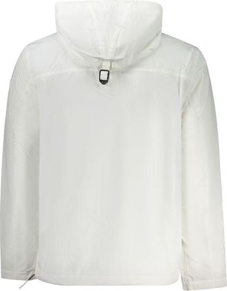 Napapijri Logo-Print Hooded Down Jacket - White