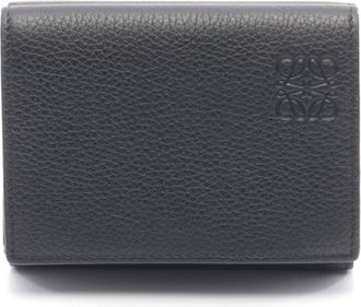 Loewe Black Leather Wallet (Tri-Fold) (Pre-Owned)