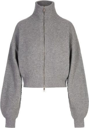 Sportmax Cardigans - Dames - Vesten - Grijs - M - Truien & Vesten