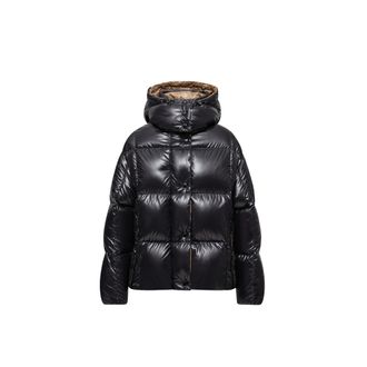 Moncler Moncler Parana Hooded Short Down Jacket, Women, Black, Size: 00