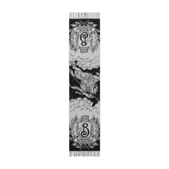 Burberry Cashmere Scarf - male - Burberry - Winter Scarves - Multicolor - ONE SIZE - Accessories