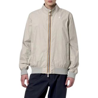K-Way Blouson - Heren - Zomerjassen - Beige - S - Nylon - Jassen