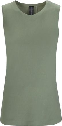 Norma Kamali Tanktop met ronde hals - Dames - Tops zonder mouwen - Groen - XS - Polyester - Tops