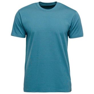 Black Diamond BD Stripe S/S Tee T-Shirt f&uuml;r Herren | t&uuml;rkis
