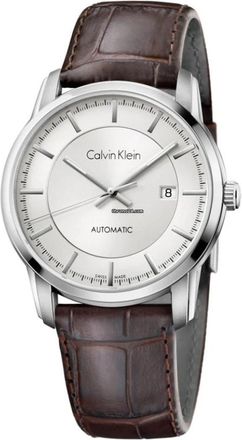 Calvin Klein Infinite Watch - Heren - Horloges - Grijs - ONE Size - Leer - Accessoires