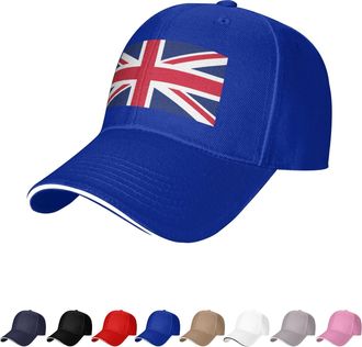 Generic United Kingdom Flag Hat British Caps for Man Woman Flag of United Kingdom Baseball Cap Trucker Dad Hat Blue