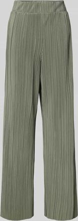 Only Regular Fit Weite Hose in Plissee-Optik Modell RAVENNA in Schilf, Gr&ouml;&szlig;e M