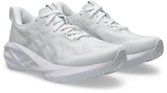 Asics Laufschuh ASICS NOVABLAST 5, Damen, Gr. 41,5, wei&szlig;, piedmont grau, Synthetik, Schuhe Laufschuh