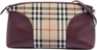 Burberry Pre-owned Cross Body Bags, female, Beige, Size: ONE SIZE Pre-owned Crossbody Bag