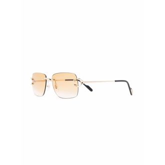 Cartier Sunglasses, male, Yellow, Size: 57 MM Ct0330S 003 Sunglasses
