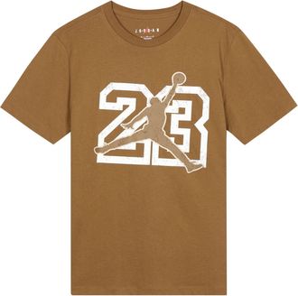 Nike Jordan Air Jordan Flight Essentials Logo T-Shirt Brown FB7395-281