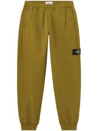 Stone Island Relaxed-Fit Cotton Sweatpants with Distinctive Logo Patch