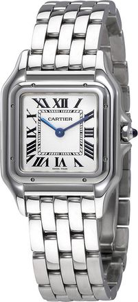 Cartier Pre-owned Cartier Panthere De Cartier Silver Dial Ladies Watch WSPN0007