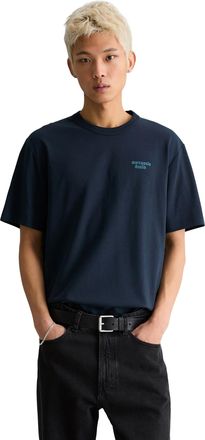 Marc O'Polo Denim T-Shirt MARC OPOLO DENIM, Herren, Gr. XXL, navy, Jersey, Obermaterial: 100% Baumwolle, relaxed fit normal, Rundhals, Shirts T-Shirt, relaxed fit mit R