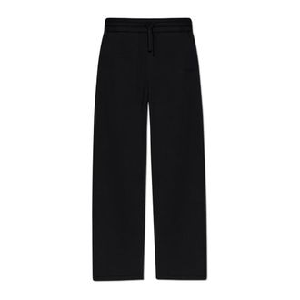 Balmain Sweatpants, male, Black, Size: XL Wide-leg sweatpants