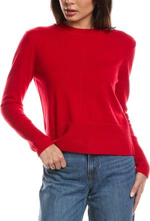 Fort&eacute; Cashmere Exposed Seam Crewneck Cashmere Sweater