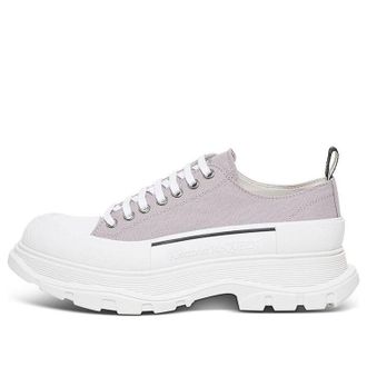 Alexander McQueen Tread Slick Canvas Sneakers Lilac White 604257W4MV21331