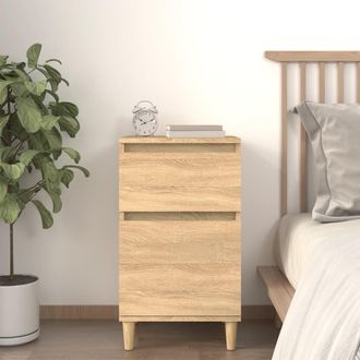 vidaXL Mesita De Noche Color Roble Sonoma 40x35x70 Cm Vidaxl
