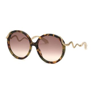 Roberto Cavalli SRC004M 0AGG Shiny Havana/Gold/Brown Gradient