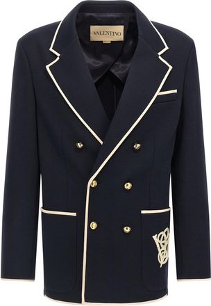 Valentino Garavani Blue Double-breasted Blazer