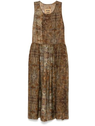 Uma Wang Ardal maxi dress - Brown