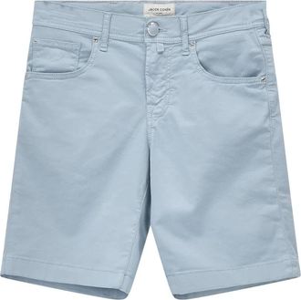 Jacob Cohen Nicolas Slim 5-Pocket Bermuda Shorts - Heren - Korte Broeken - Blauw - W40 - Katoen - Korte Broeken