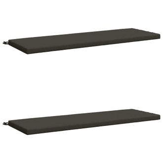 vidaXL Cuscini Per Panchina A 2 Pezzi Soest 2 Pz 100% Poliestere Vidaxl