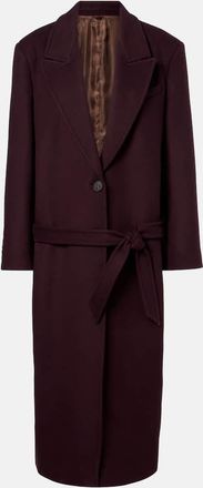 The Attico Cappotto in twill di misto lana