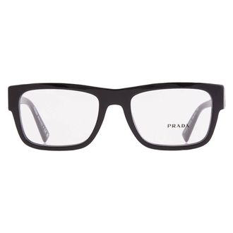 Prada Demo Square Mens Eyeglasses PR 15YV 1AB1O1 54