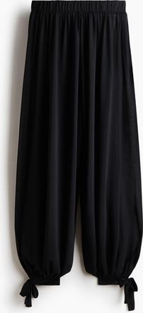 H&M Ballonhose mit Bindedetails - Schwarz