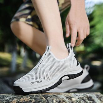 Generic 2026 Running Shoes Mens Summer Large Size Casual Hollow Out Breathable Mesh (White, 7.5)