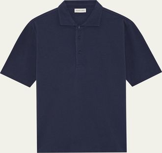 Frescobol Carioca Mens Cotton Pique Polo Shirt