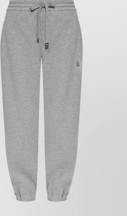 Alexander McQueen logo cotton sweatpants with elasticated waistband and ankles