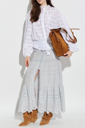 Isabel Marant Skirt Paoline, Womens, Light Blue