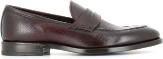 Henderson Donkerbruine Leren Sandalen - Heren - Loafers - Bruin - 45 EU - Leer - Schoenen
