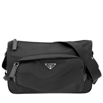 Prada unisex, Pre-owned, Zwart, Maat: ONE Size Nylon