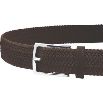 CHARLES TYRWHITT Casual Stretch Belt in Chocolate Brown at Nordstrom, Size 36