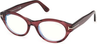 Tom Ford Brillen - Dames - Brillen - Rood - 51 MM - Accessoires