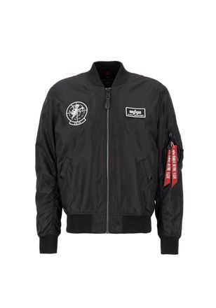 Alpha Industries Bomberjacke ALPHA INDUSTRIES MA-1 TT Glow In The Dark, Herren, Gr. S, schwarz, Obermaterial: 100% Nylon, Futter: 100% Nylon, Jacken Bomberjacke