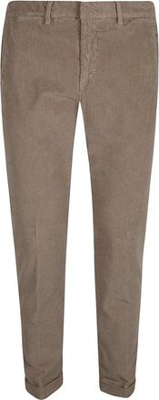 Fay Rechte broek - Heren - Straight fit broeken - Bruin - W33 - Katoen - Broeken